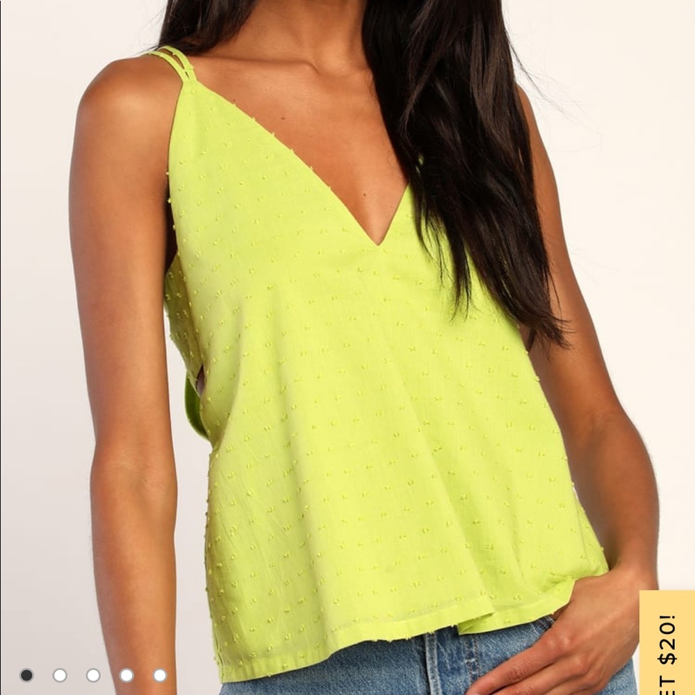 Lime Lulu’s Tie-Back Tank
